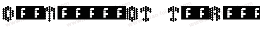 DotMatrixOT TwoRegular字体转换